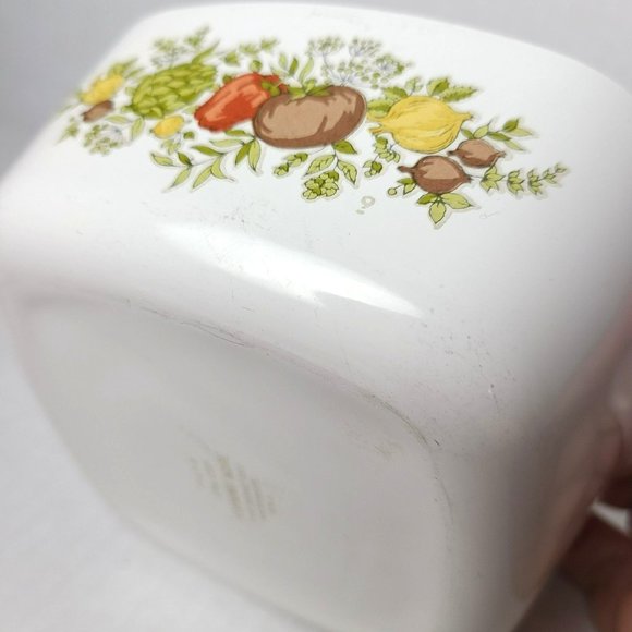 Vintage Corning Ware Spice of Life Mini Small Casserole Dish 2 3/4 Cup P-43-B - Picture 5 of 8